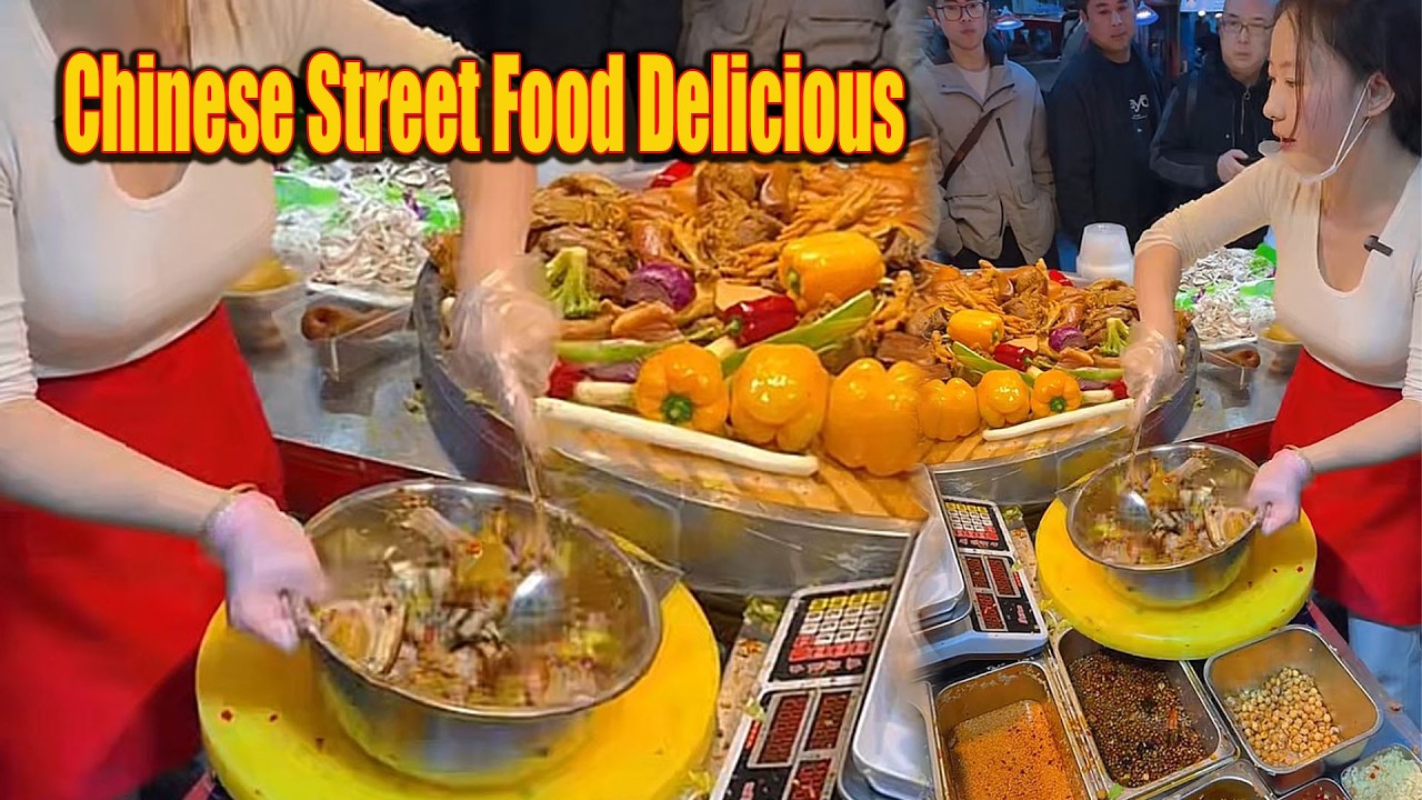 🔴 LIVE 🔴 Super cool chinese street food #food #streetfood #美食 #delicious #cooking