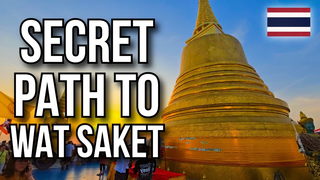 Deep Bangkok Walk: Hidden Canals, Railway Tracks & The Golden Mount 🇹🇭