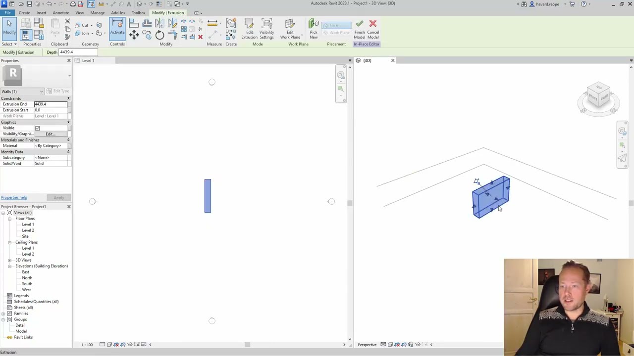 How to make a Wall Family (RFA) in Revit