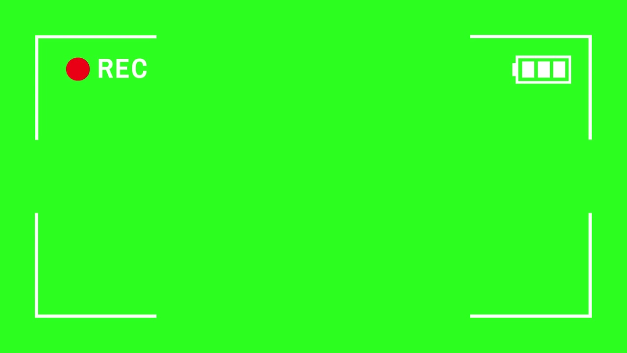 Green screen effect-Camera-Recording [4K]-VHS 100% battery