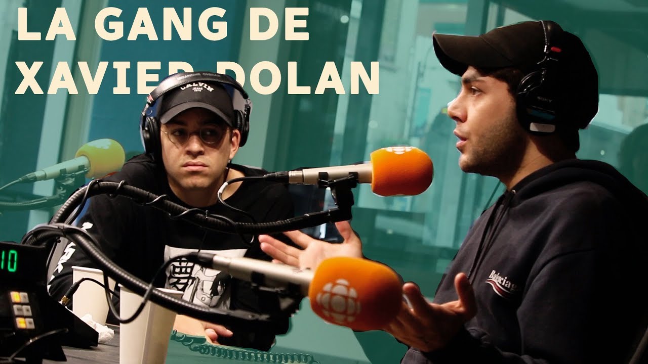 Xavier Dolan et Antoine Pilon en studio