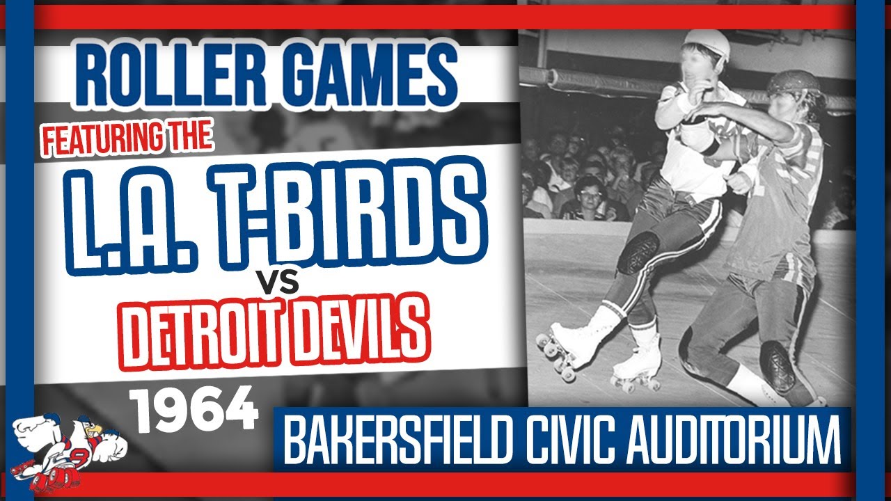 1964 Roller Games: L.A. T-Birds против Detroit Devils (62-54)