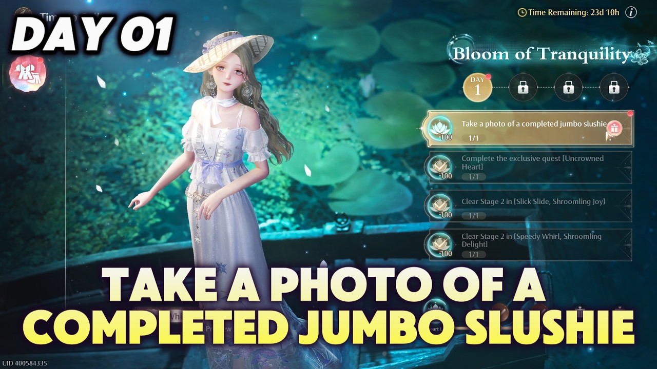 Take a Photo of a Completed Jumbo Slushie | Infinity Nikki