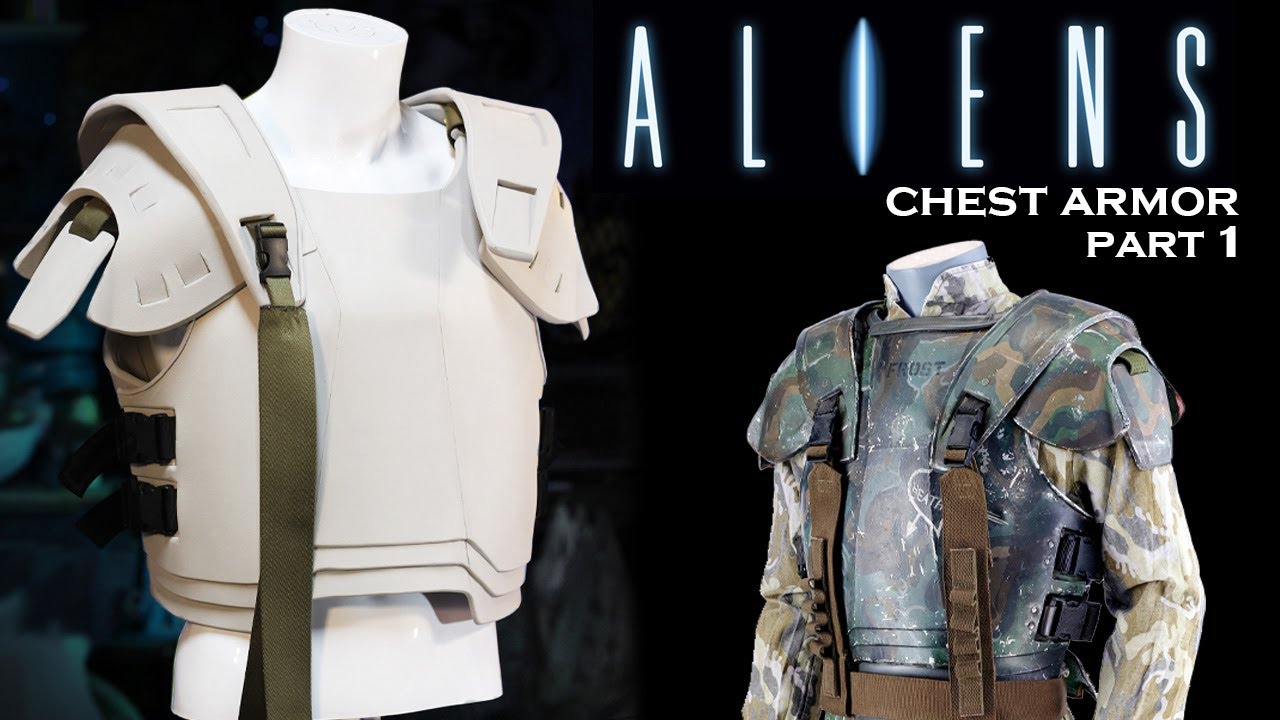 How to Make Colonial Marine Armor from Aliens - Foam Cosplay armor w/ Free Template - Earth Part 1