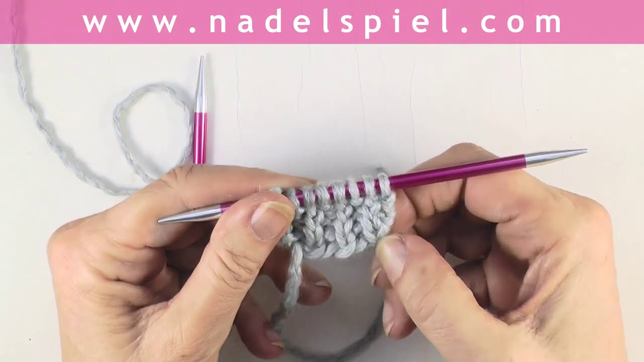 Stricken mit eliZZZa * Verschränkte Maschen links und rechts