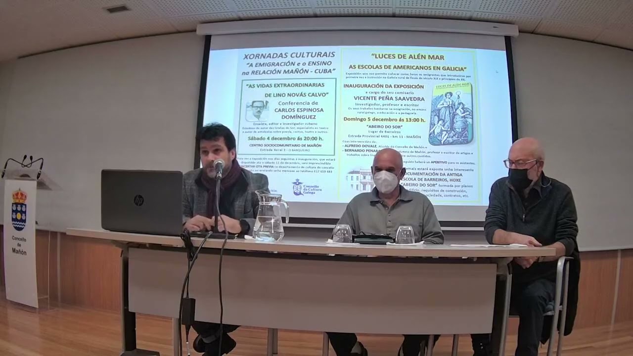 CONFERENCIA DE CARLOS ESPINOSA SOBRE LINO NOVÁS