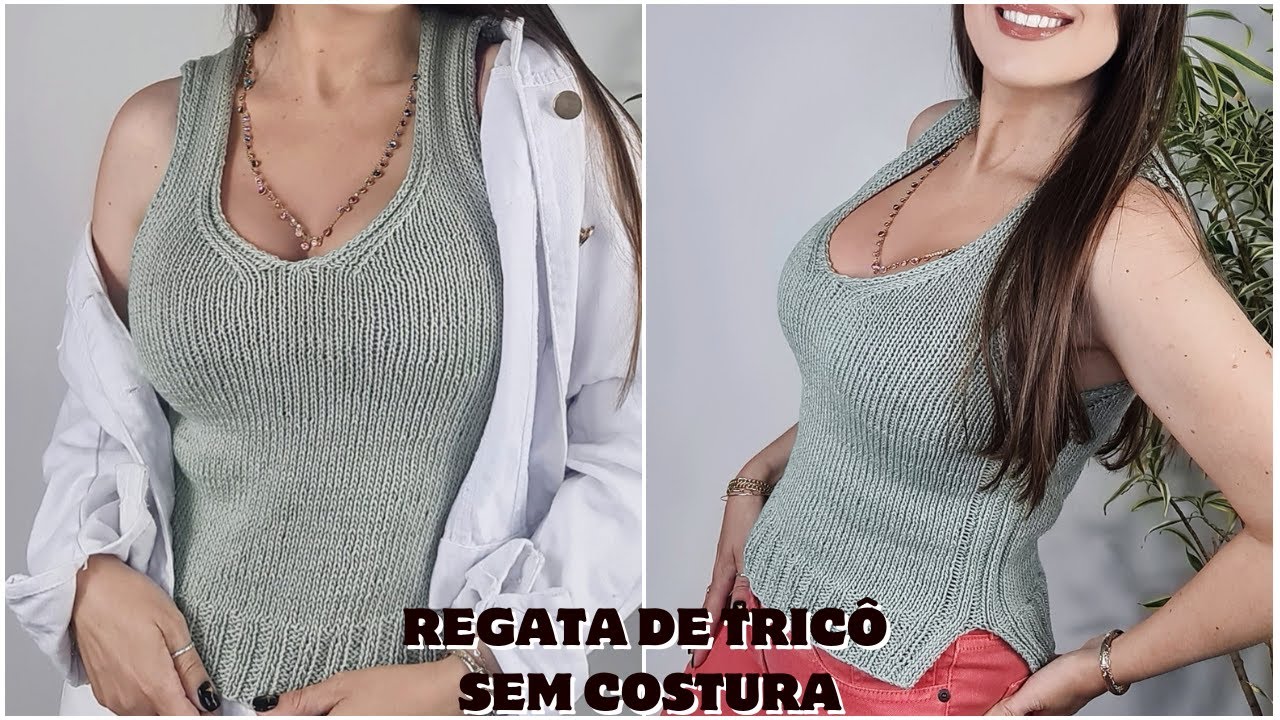 СУПЕР ЛЕГКОЕ вязание майки из пряжи амигуруми.