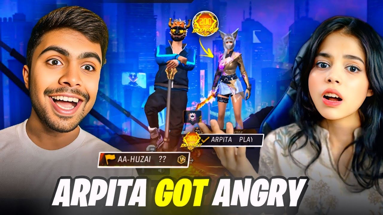 Arpita Revenge Prank GONE WRONG! 🤯 Huzai Asin & Arpita Got Angry 🤬 - Garena Free Fire