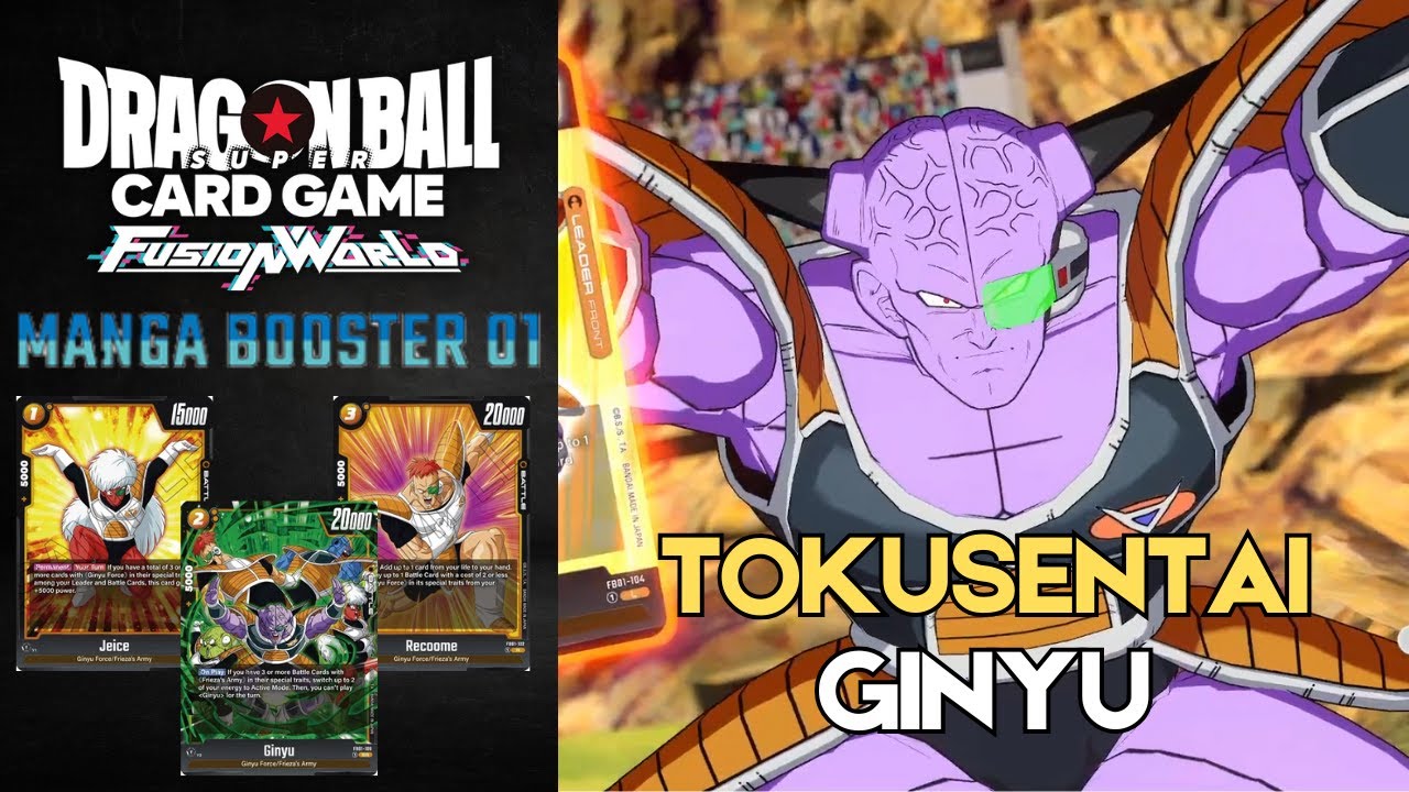 Tokusentai Season 6.5! - Ginyu vs Kid Buu - (Dragon Ball Super Card Game Fusion World) [SB01]