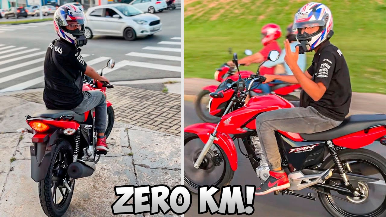 SAINDO DA HONDA COM A FAN 160 2023 PRIMEIRO MOTOVLOG!