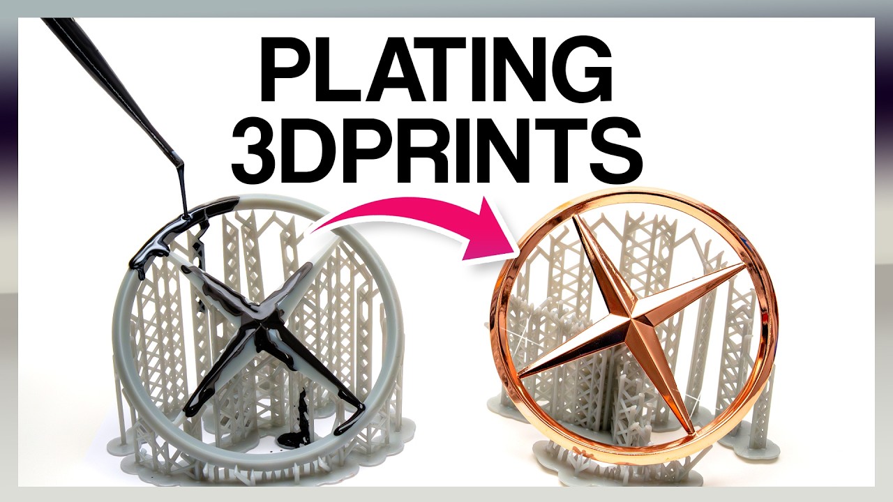 Electroplating 3D Prints into REAL Metal Car Badges | FULL TUTORIAL