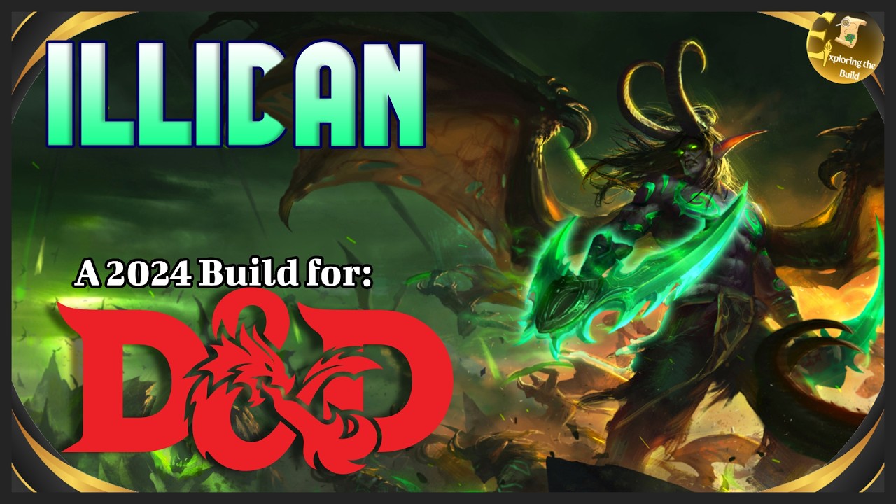 Creating Illidan Stormrage in 2024 Dungeons and Dragons!