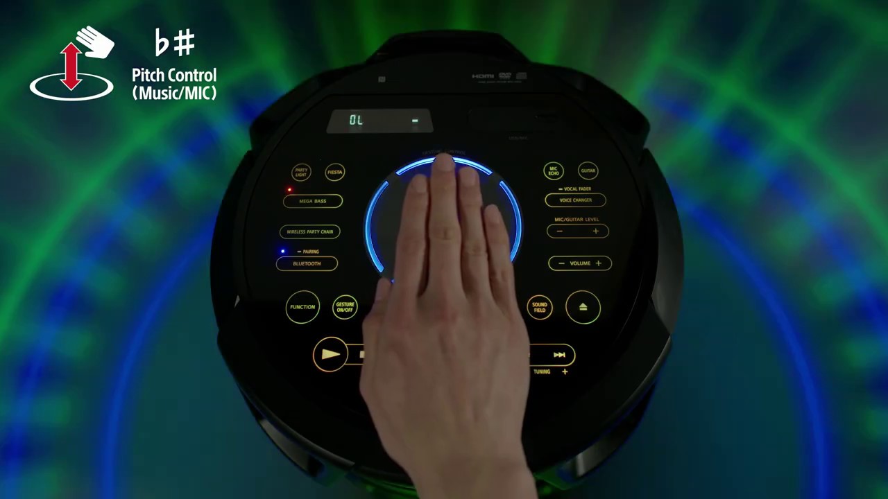 Sony | MHC-V83D | Gesture Control