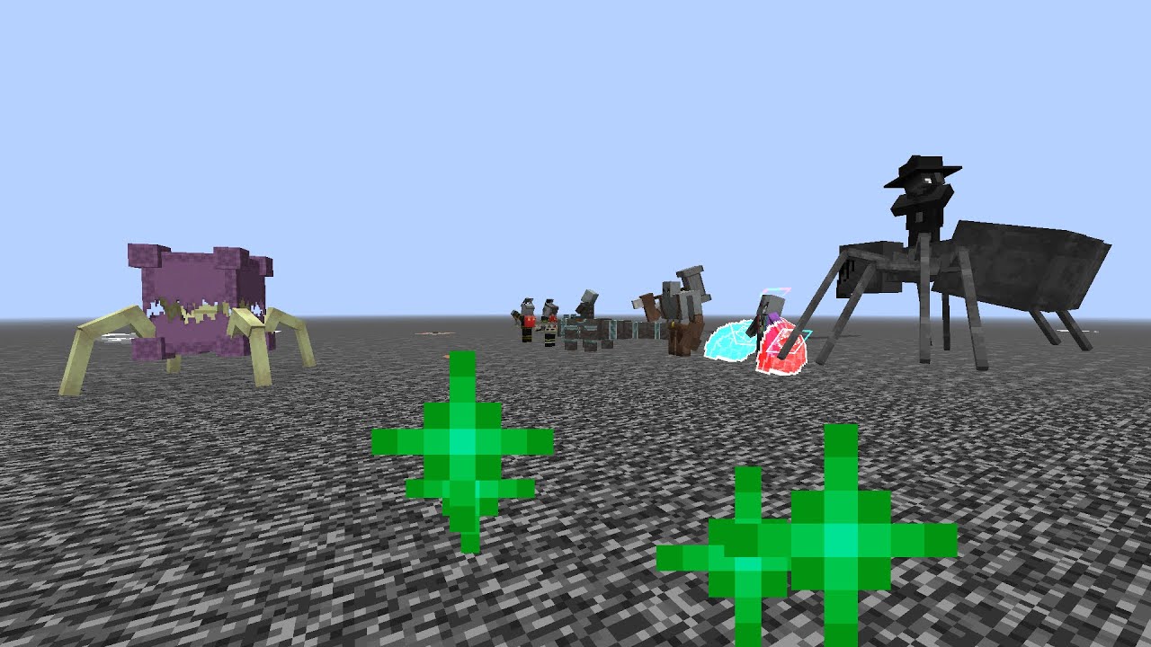 New Mutant Shulker vs Illage and Spillage  Minecraft  Mob Battle