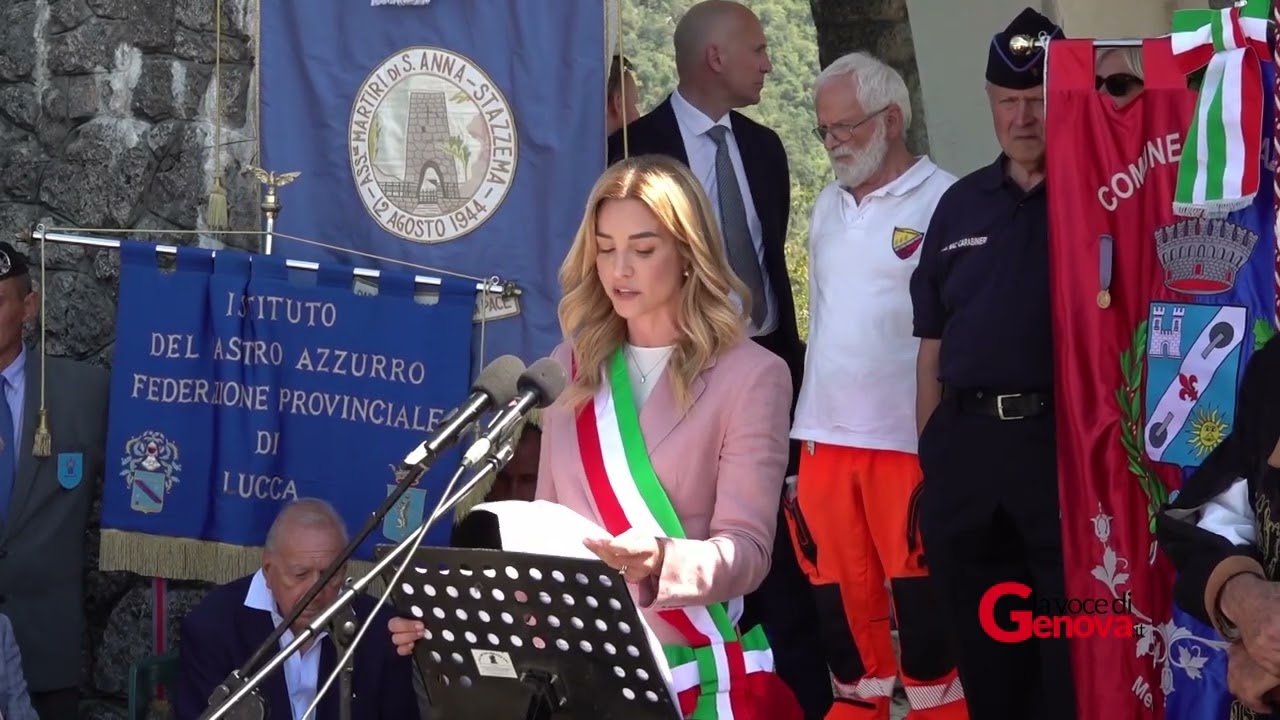 L'orazione di Silvia Salis a Sant'Anna di Stazzema