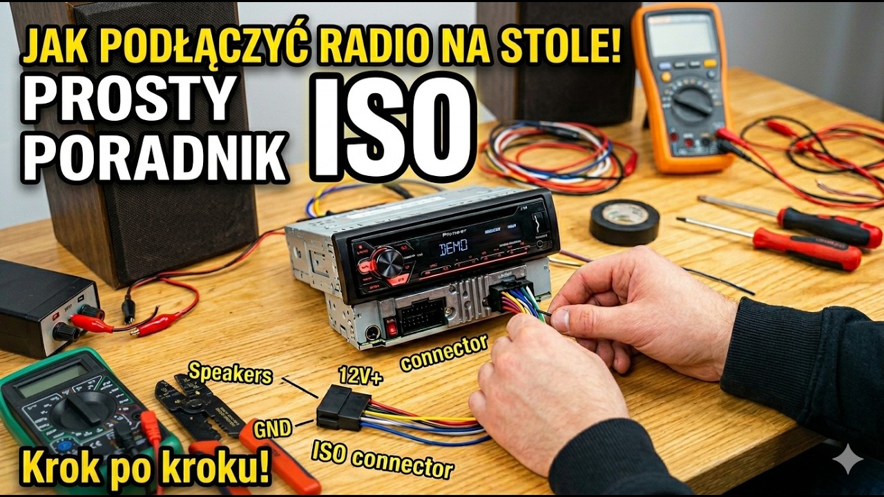 Jak podłączyć radio ISO na stole