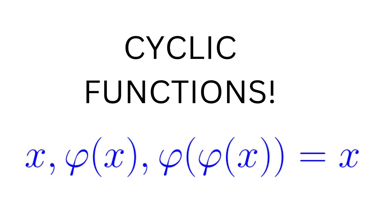 The power of Cyclic Functions in solving Functional Equations!