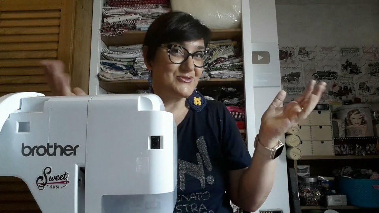 Cosa fare quando si spezza il filo alla macchina per cucire - tutorial 539 Sweet Susi