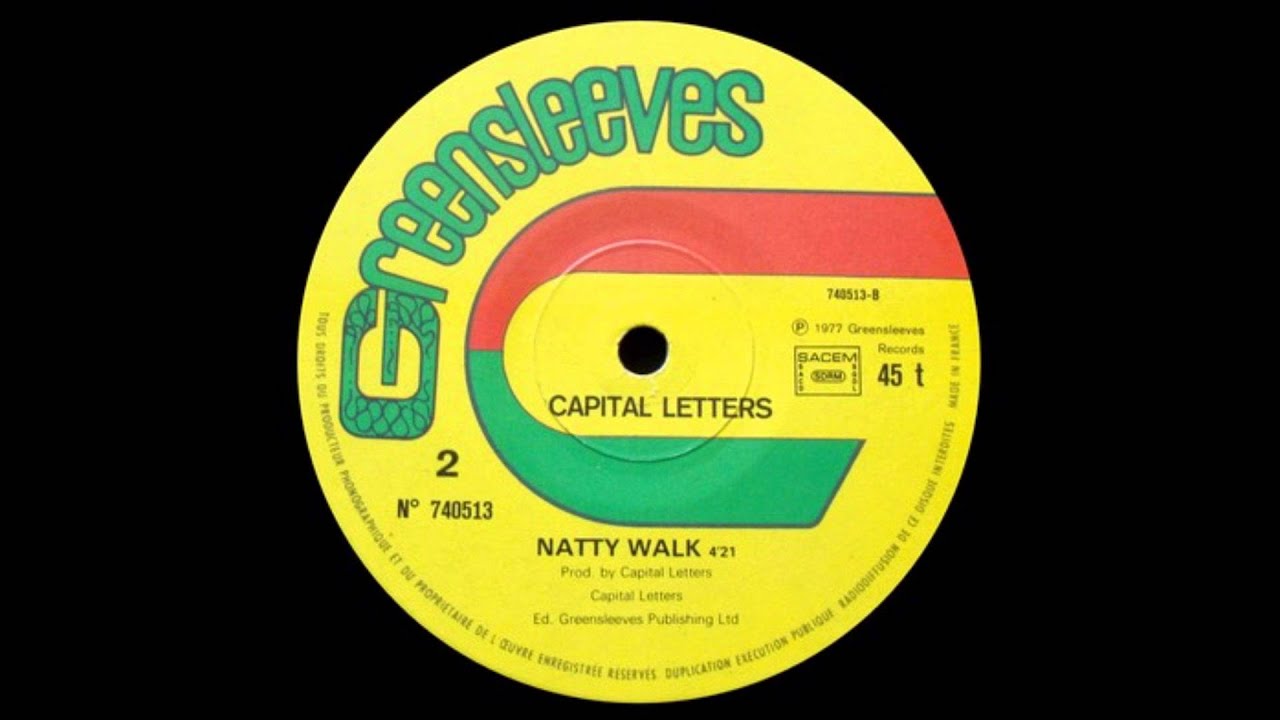 12'' Capital Letter - Natty Walk