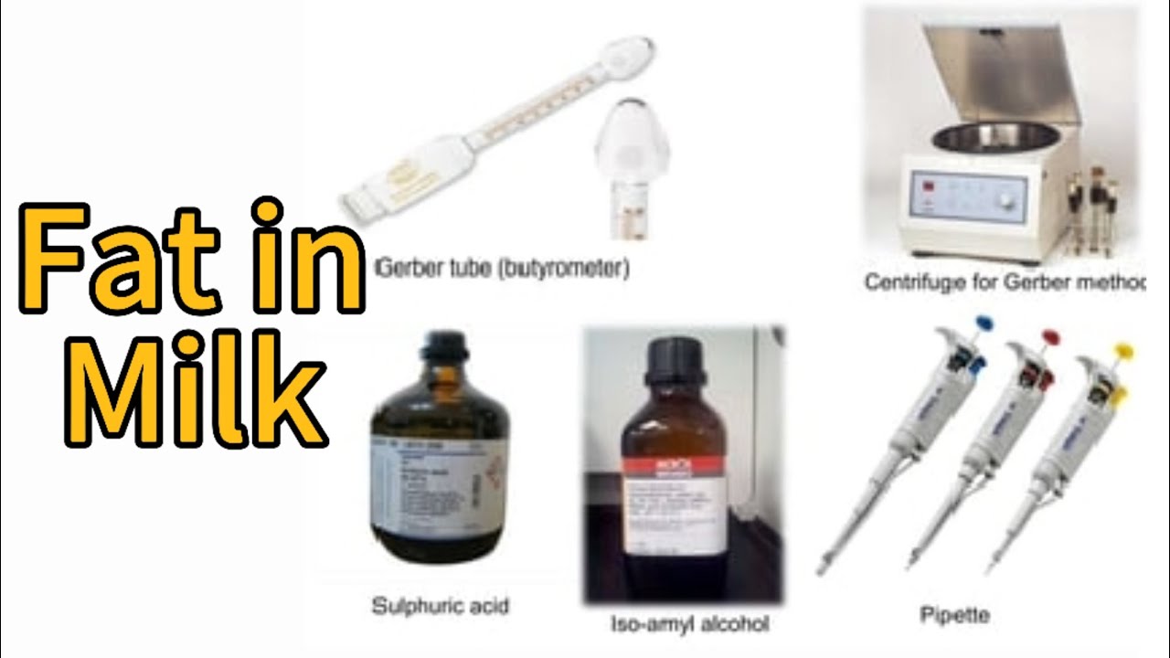 Estimation of Milk Fat #Gerber Method #Butyrometer #H2SO4 #Iso-Amyl Alcohol #Centrifuge #Milk #Fat