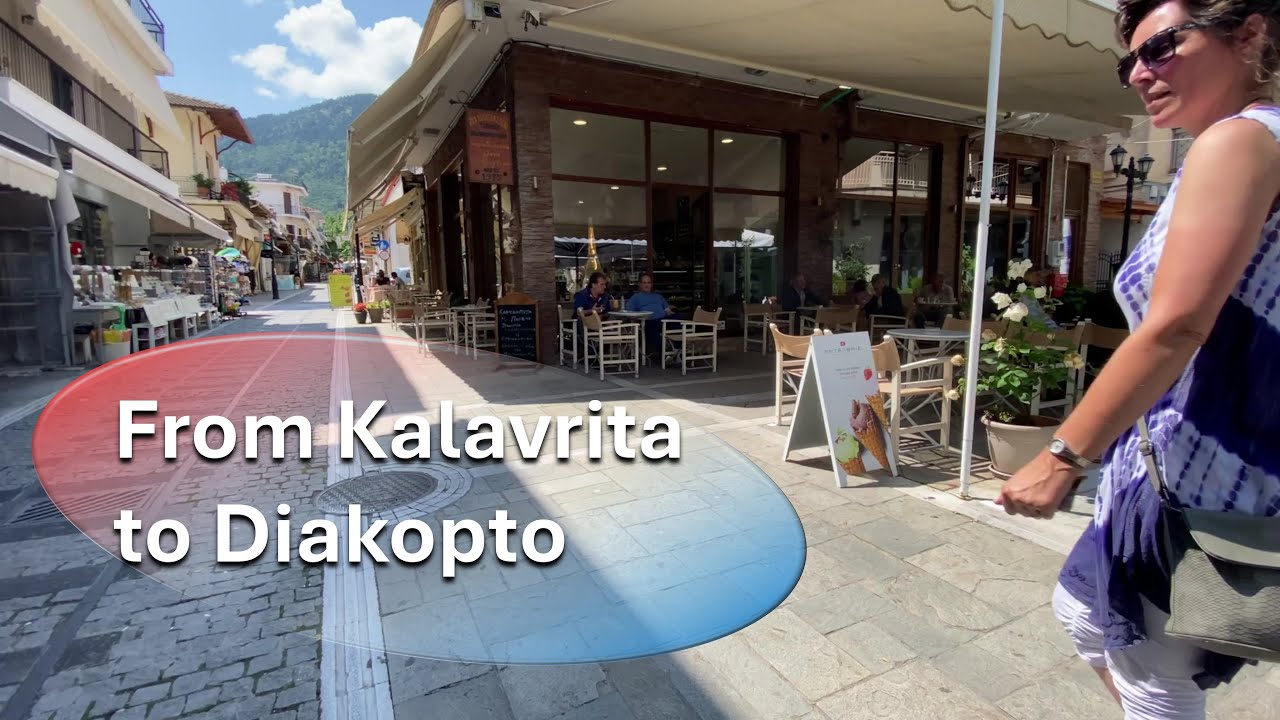From the beautiful surroundings of Kalavrita by train to Diakopto