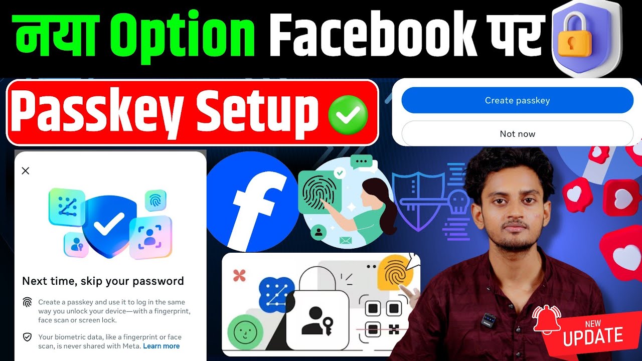 Facebook Passkey | Facebook Kya Hota hai | Facebook Passkey Setup | Facebook new Update