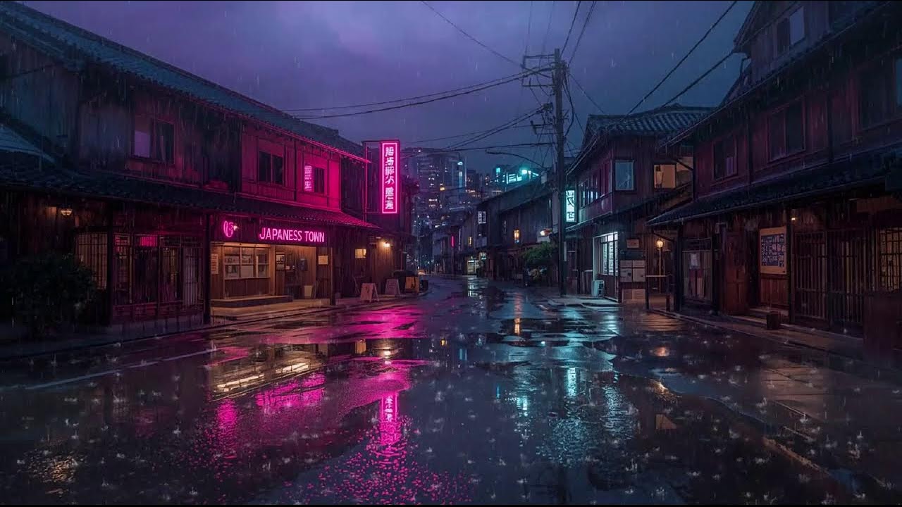 Night Rain Ambience 🌙 Lofi Beats for Focus, Relax & Quiet Moments #90