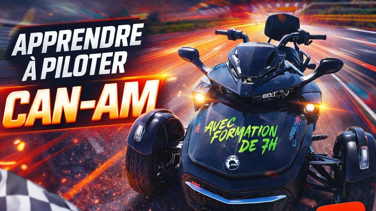 ESSAI CAN-AM SPYDER 115 CV 1330 CC