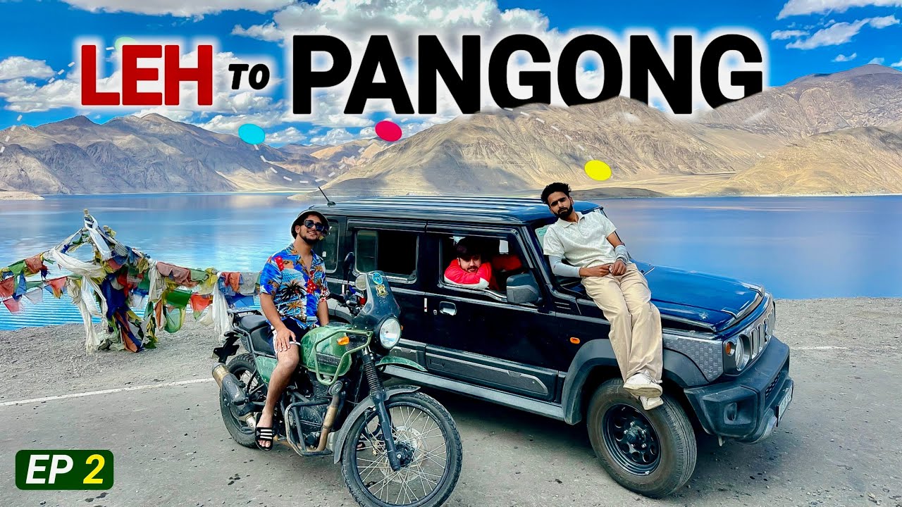 Leh se Pangong k liye nikalpde😍 Maza agaya|