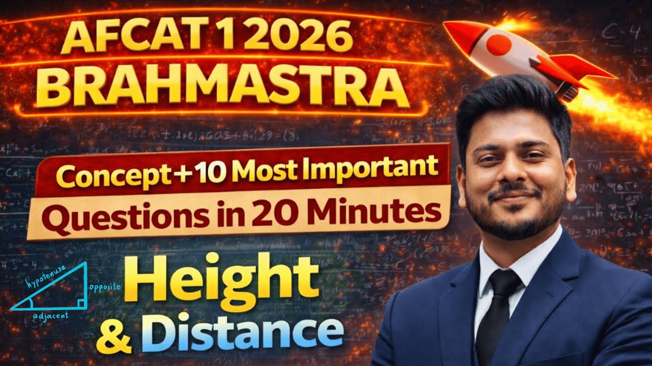 Height & Distance Brahmastra for AFCAT 1 2026 | Defence Mania