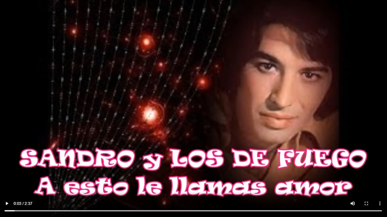 KARAOKE - SANDRO - A ESTO LE LLAMAS AMOR