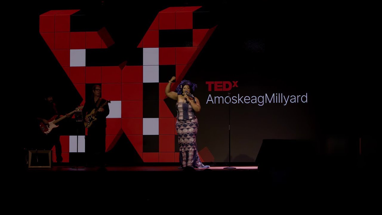 Ms. Vee Musical Performance | Akosua Arnold | TEDxAmoskeagMillyard