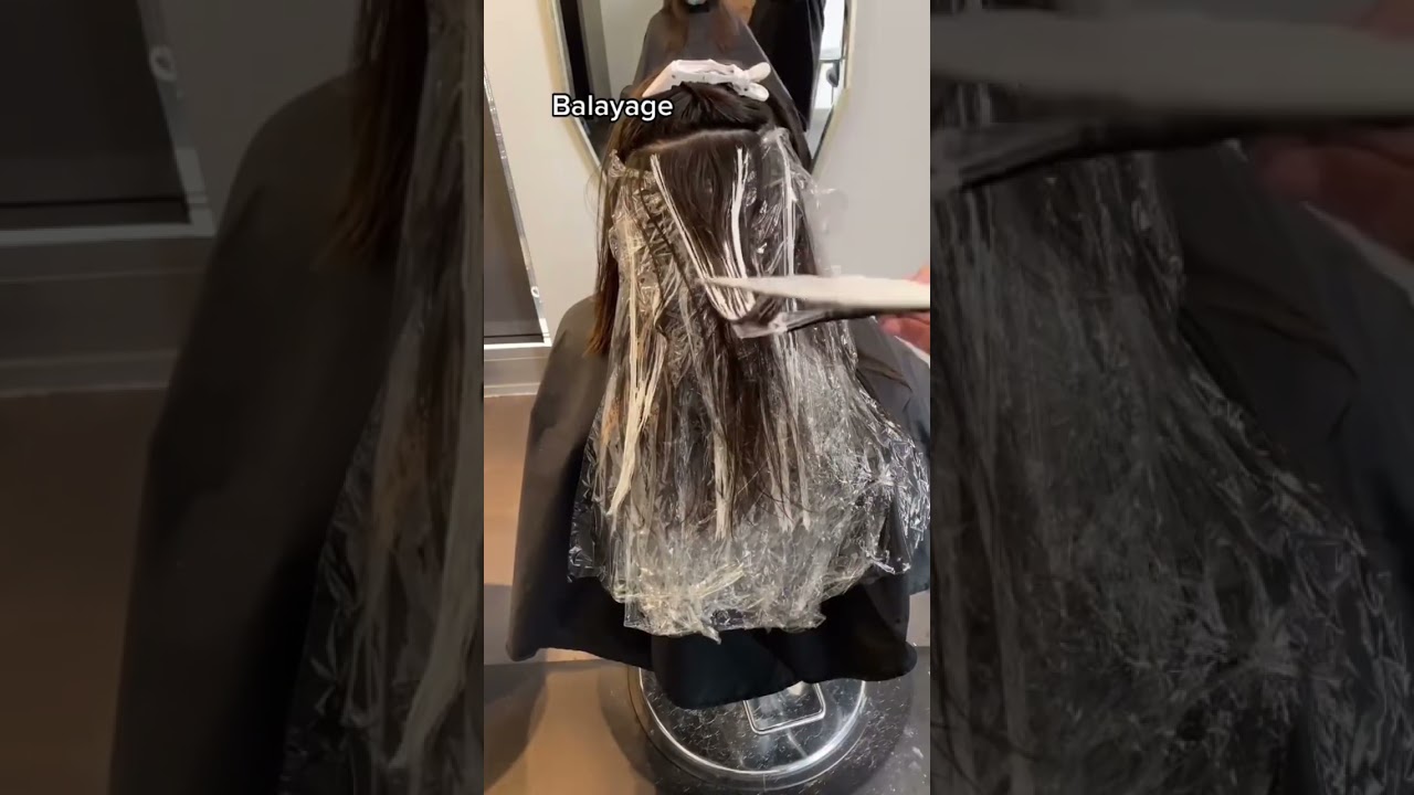 Balayage for low maintenance hair color #shorts #hair #balayage