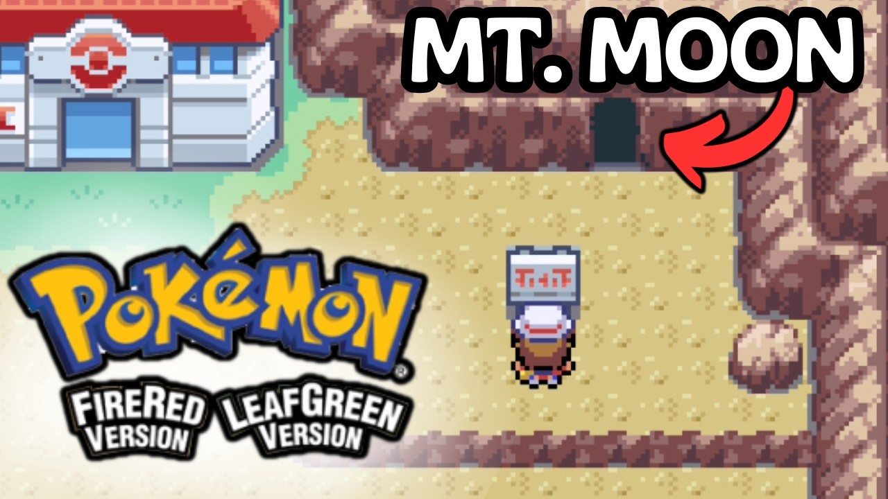 EASY Mt. Moon Walkthrough in Pok&eacute;mon FireRed & LeafGreen