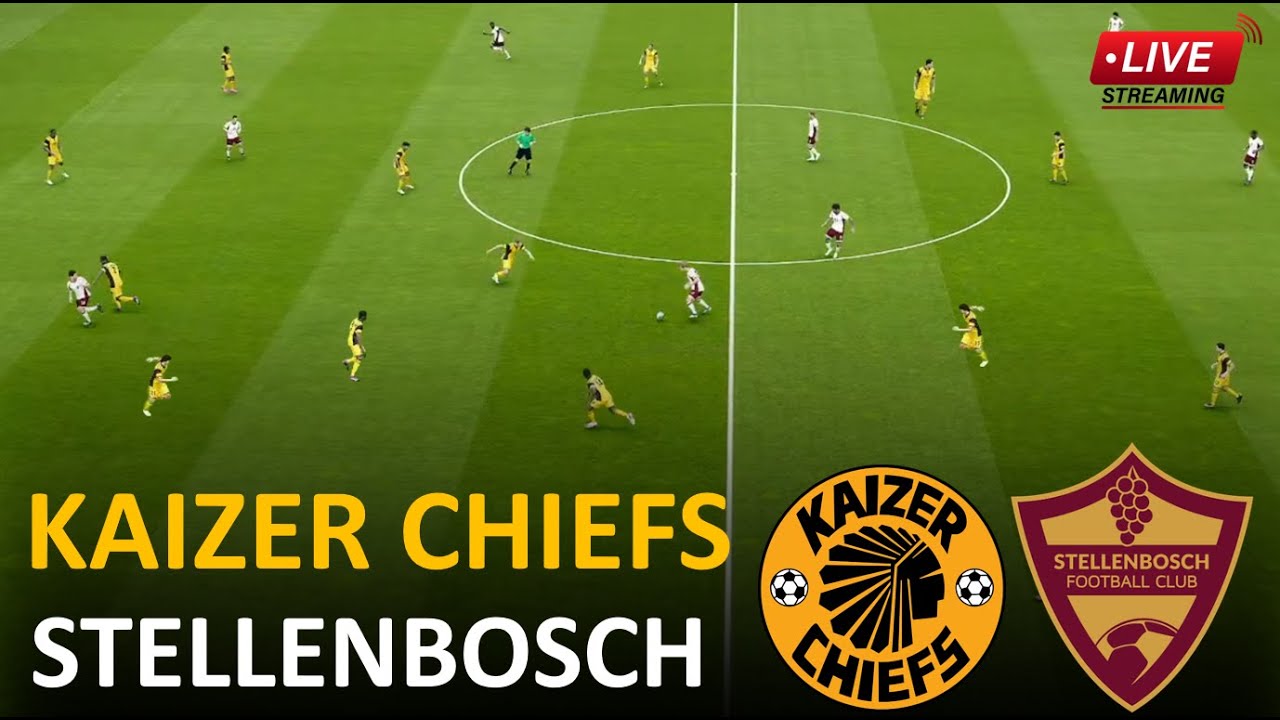 🔴Kaizer Chiefs vs Stellenbosch Live I Nedbank Cup 2025/26 Full Match I PES 21 Simulation