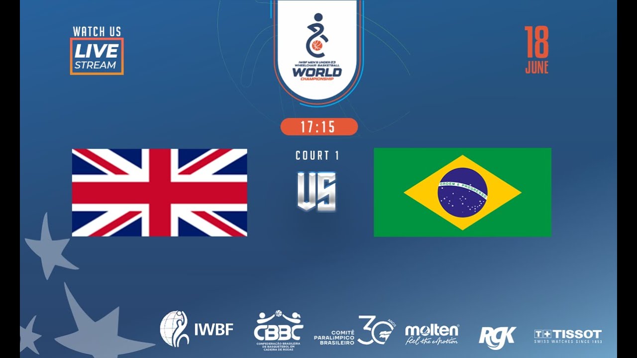Great Britain vs Brazil | Quarter-Final  | 2025 IWBF U23 World Championship