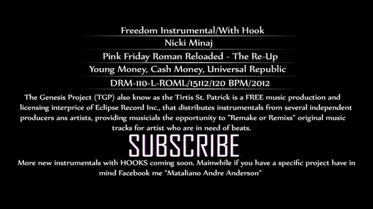 Nicki Minaj - Freedom Instrumental/With Hook