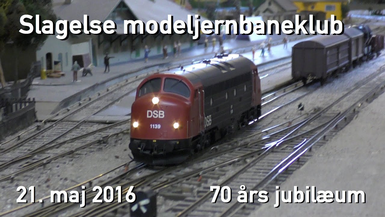 Slagelse modeljernbaneklubs 70 års jubilæum.