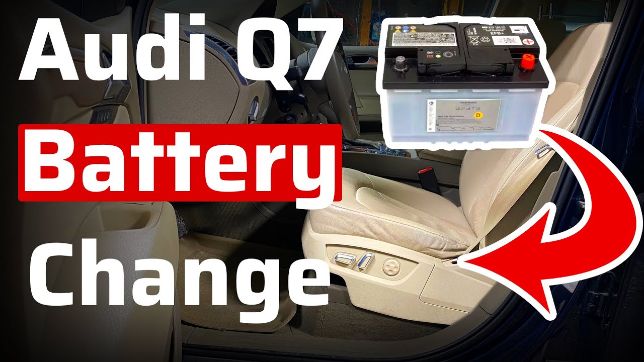 Легкое руководство по замене аккумулятора Audi Q7