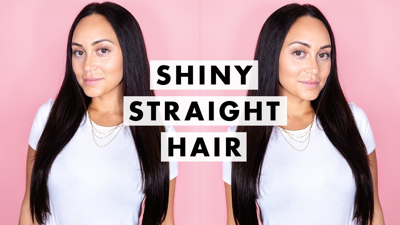 How to: Straight Shiny Hair | Luxy Hair