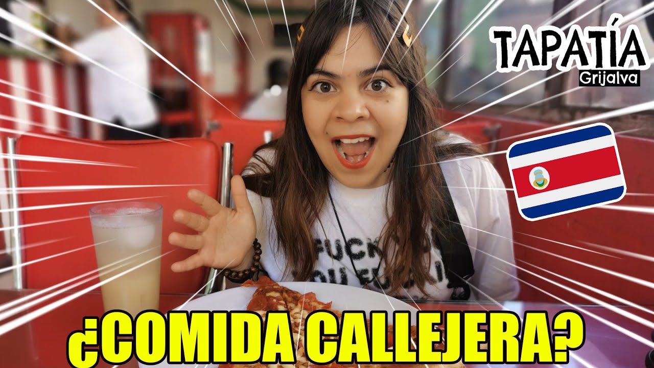PROBANDO COMIDA CALLEJERA EN COSTA RICA/ Sabe rica?