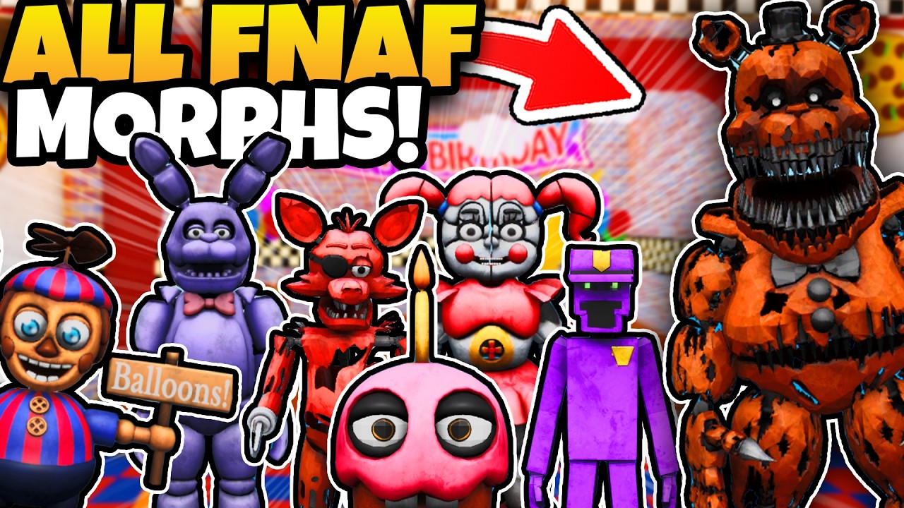 НОВЫЕ безумные морфы FNAF только что ВЫШЛИ в обновлении SCP MORPHS!