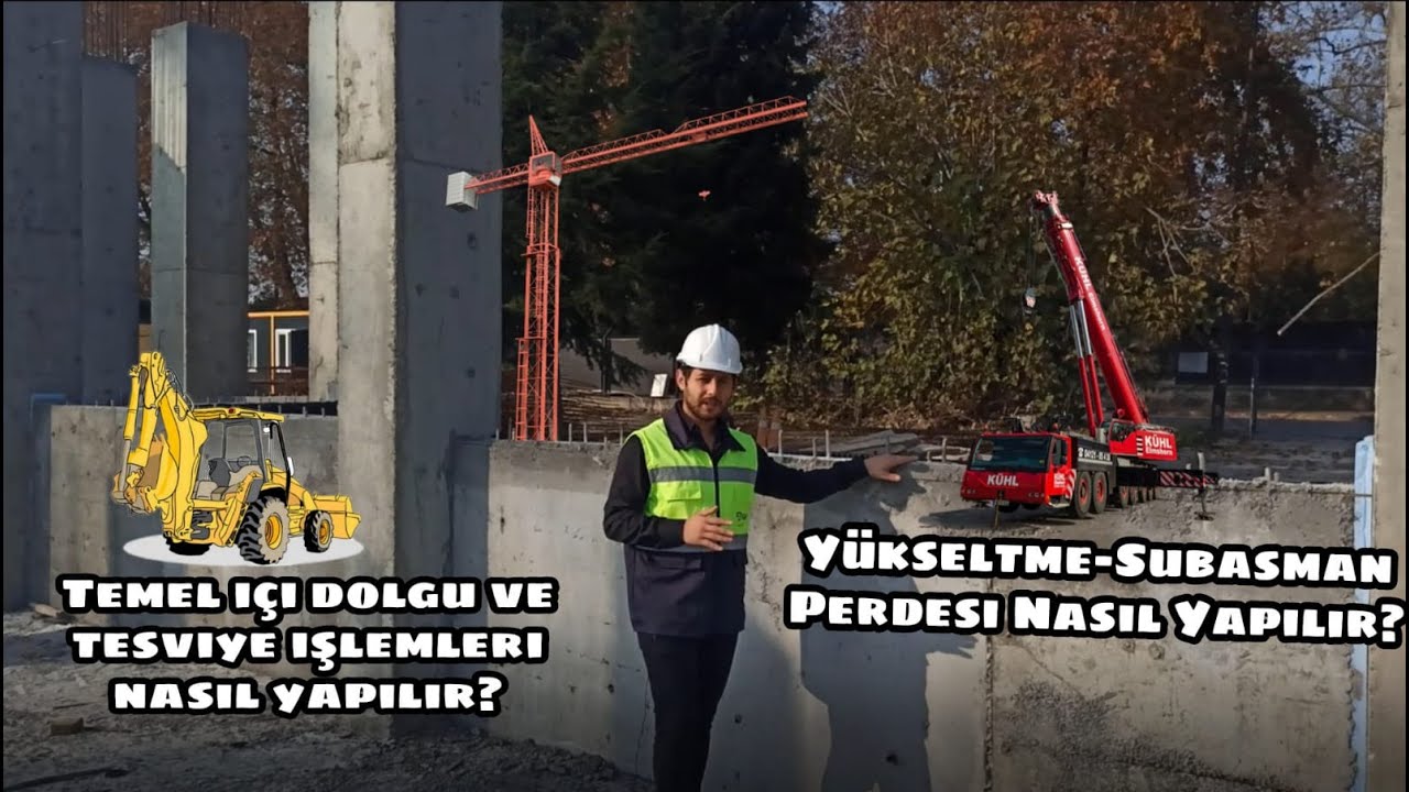 YÜKSELTME-SUBASMAN PERDESİ NASIL YAPILIR? +0.00 DÖŞEME KOTUNA NASIL ÇIKILIR? 1. BÖLÜM