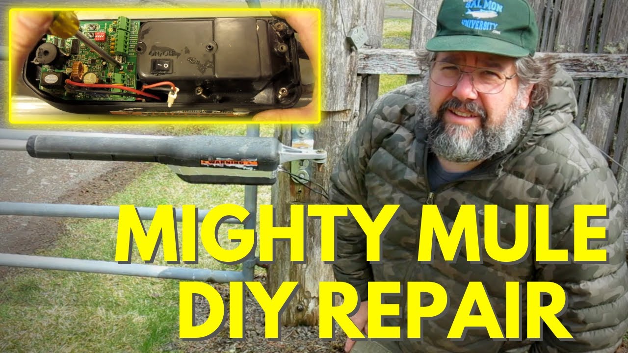 Mighty Mule gate opener troubleshooting and repair