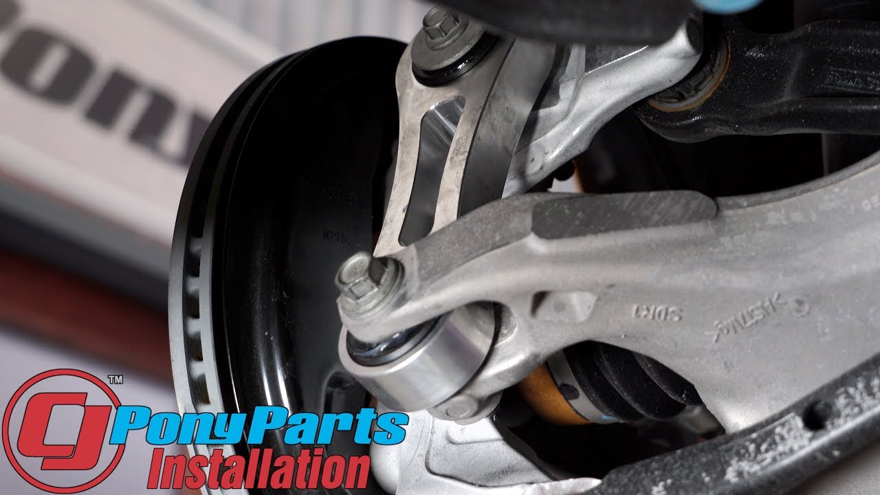 2018-2023 Mustang Steeda Rear Vertical Link Billet Aluminum Pair Installation