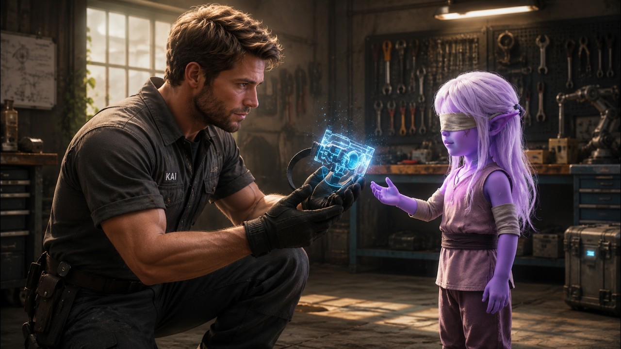 A Blind Alien Girl Received a Human&rsquo;s Prototype Visor &mdash; Days Later, Four Elite Soldiers Arrived at..