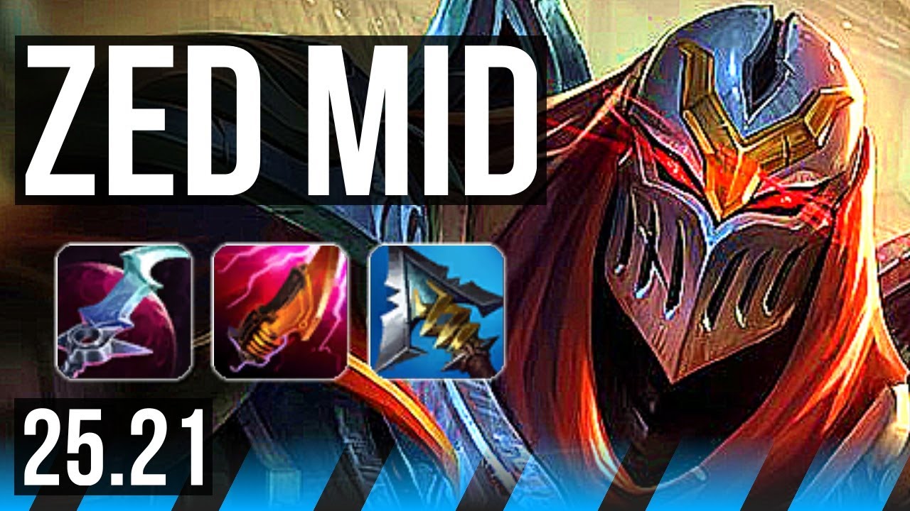 ZED vs SYLAS (MID) | 15/2/11, Godlike | KR Master | 25.21
