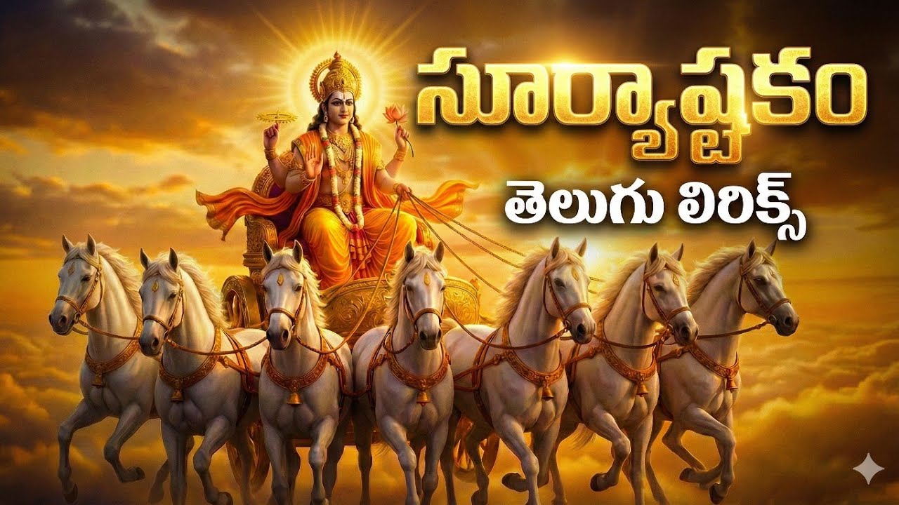 సూర్యాష్టకం, Suryastakam with Telugu Lyrics, #TeluguDevotional, #Bhakti