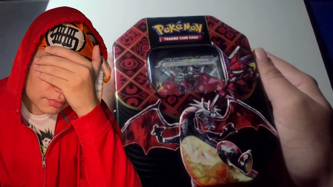 The WORST tin opening on YouTube?! - Shiny Charizard Tin Pokémon Opening #1