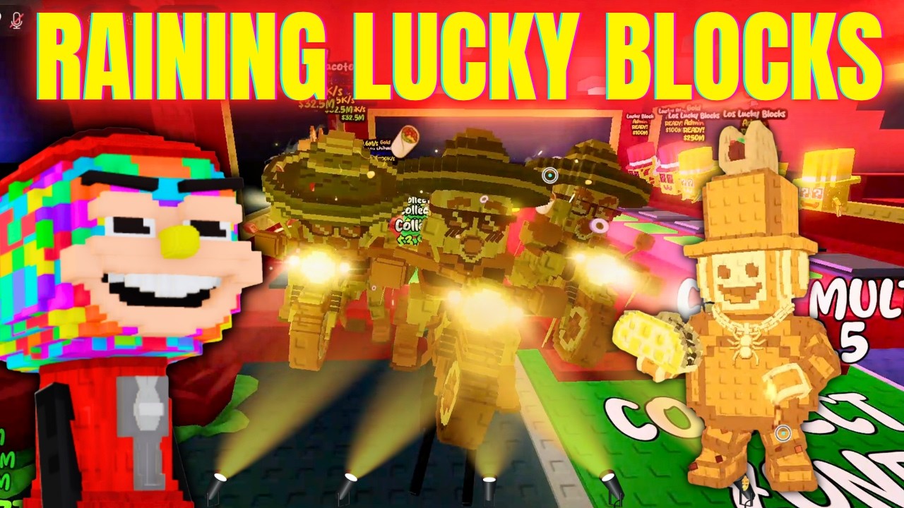 LUCKY BLOCKS RAINED FROM THE SKY 😱✨🔥 Divine Mutation Update | Steal a Brainrot